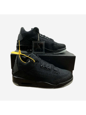 AJ 3 Black FLYKNITE
