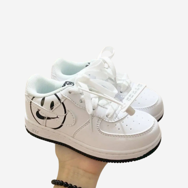 AF1 Kids White Smile