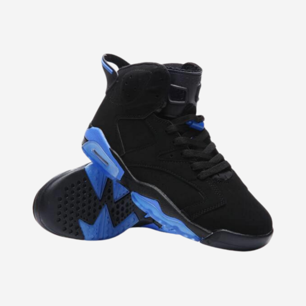 AJ6 black and blue