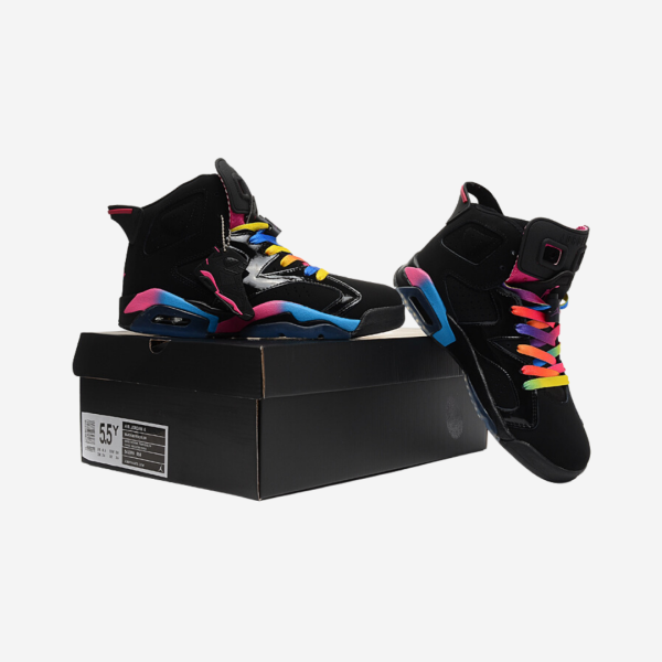 AJ6 black and colors