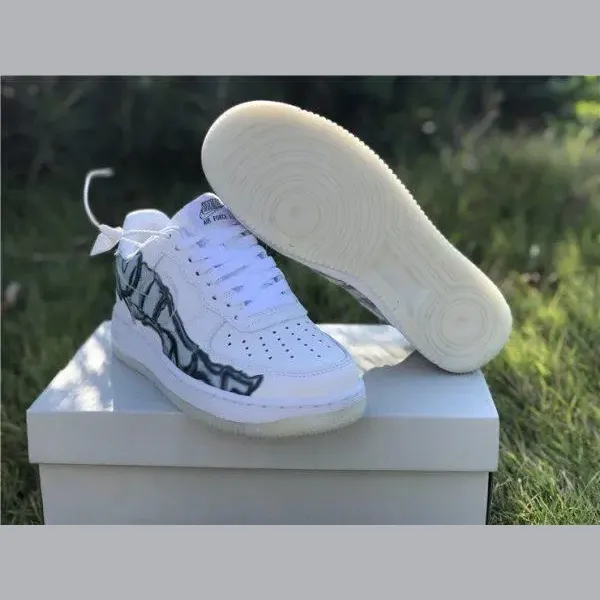 AF 1 Skeleton White
