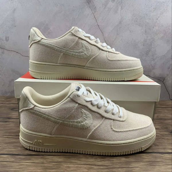 AF1 Beige Stussy