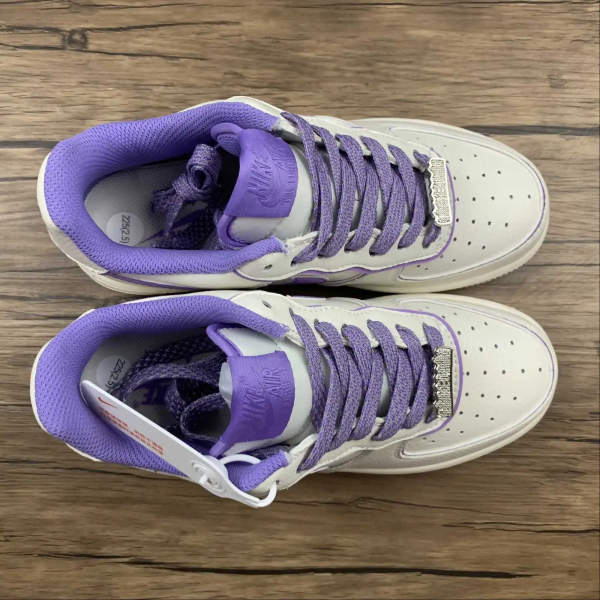 AF1 Beige&Purpule