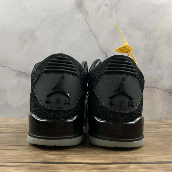 AJ 3 Black FLYKNITE