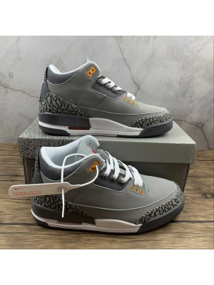 AJ 3 Silver Sport