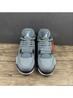 AJ 4 Leather Grey