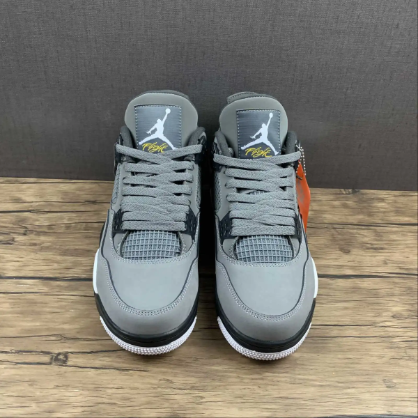 AJ 4 Leather Grey
