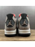 AJ 4 Leather Grey White