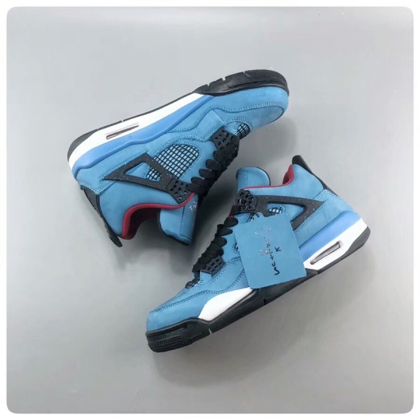 AJ 4 Travis Blue