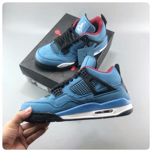 AJ 4 Travis Blue