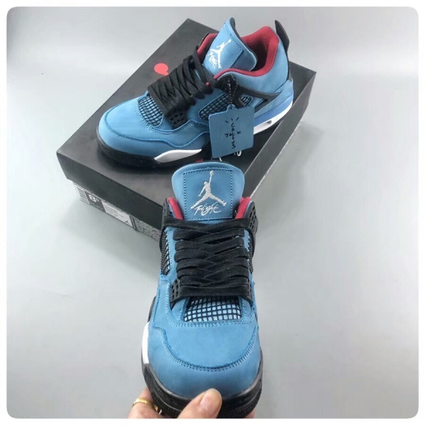 AJ 4 Travis Blue