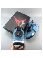 AJ 4 Travis Blue