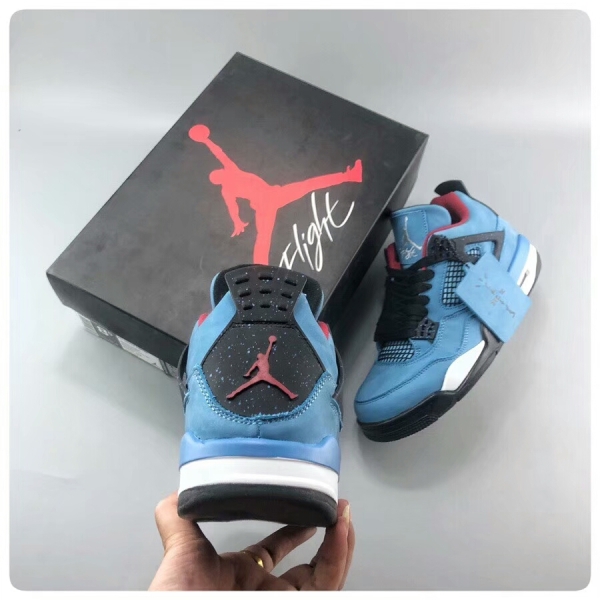 AJ 4 Travis Blue