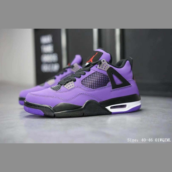 AJ 4 Travis Purple
