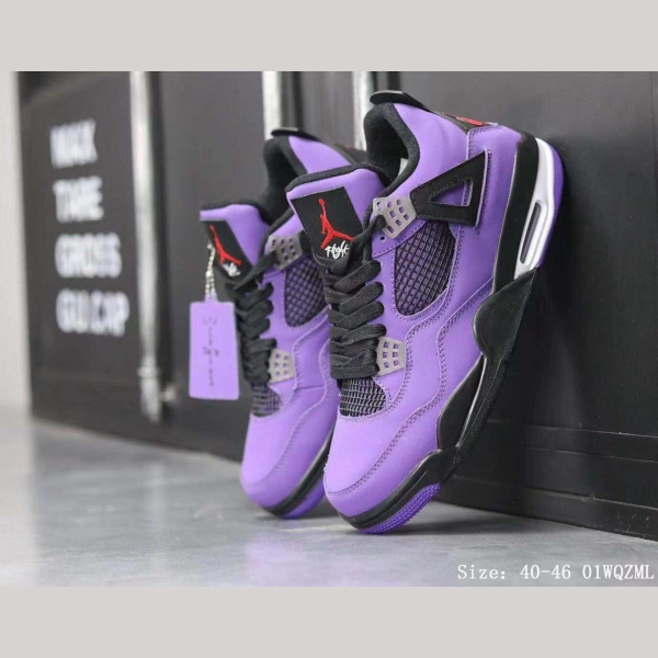 AJ 4 Travis Purple