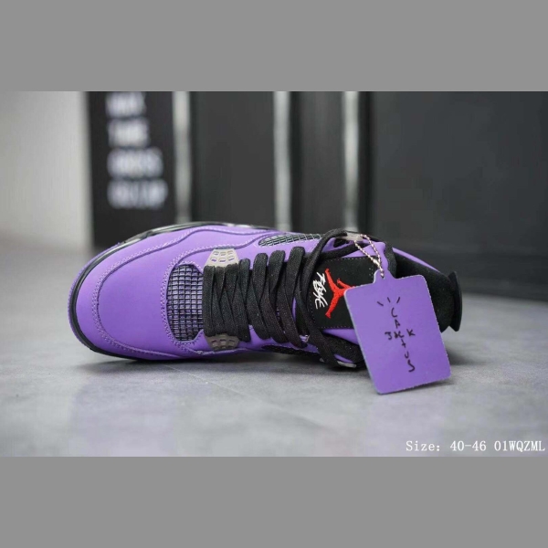 AJ 4 Travis Purple