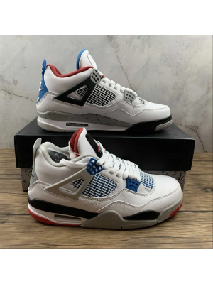 AJ 4 White Military