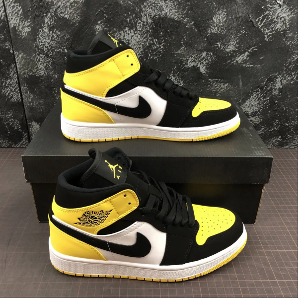 AJ1 Black Yellow