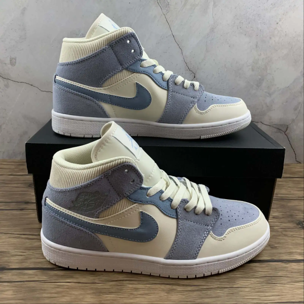 AJ1 Blue Leather
