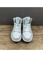 AJ1 White Grey