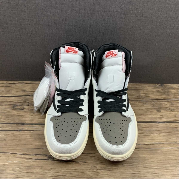 AJ1 White Travis