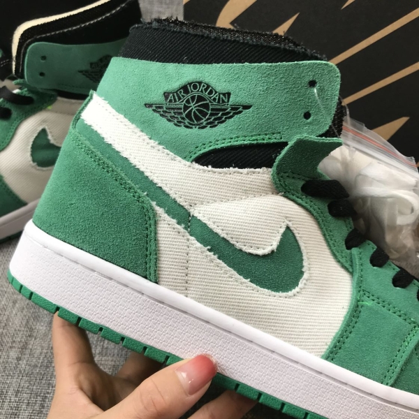 AJ1 Zoom Leather Green