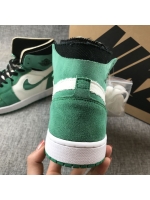 AJ1 Zoom Leather Green