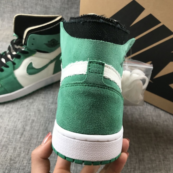 AJ1 Zoom Leather Green