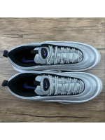 Air Max 97 Metallic Silver Blue Logo