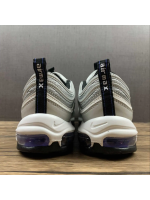 Air Max 97 Metallic Silver Blue Logo