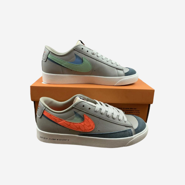Blazer Low Orange Logo