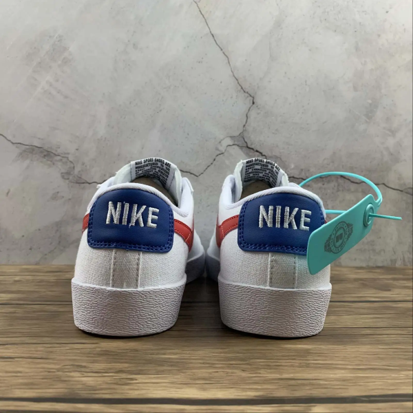 Blazer Low Red Logo Blue