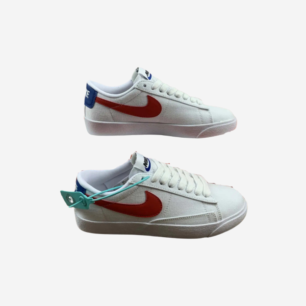 Blazer Low Red Logo Blue