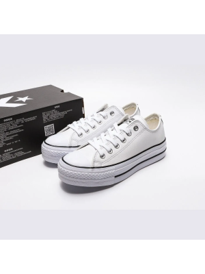 CONV3RS3 LOW WHITE LEATHER