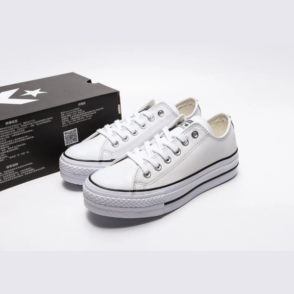 CONV3RS3 LOW WHITE LEATHER