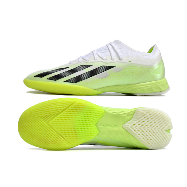 ADIDAS CRAZYFAST 1 IC - BLANCO CON FLUOR
