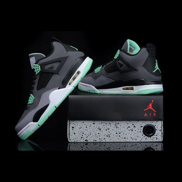 AJ4 New Gray and Green