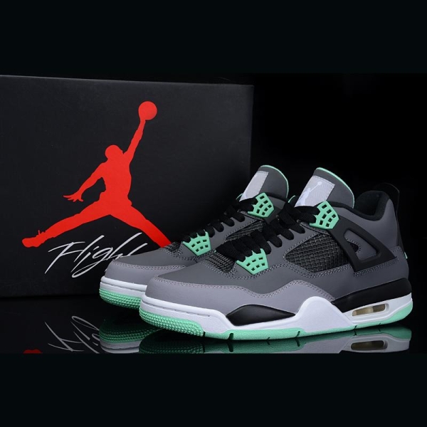 AJ4 New Gray and Green