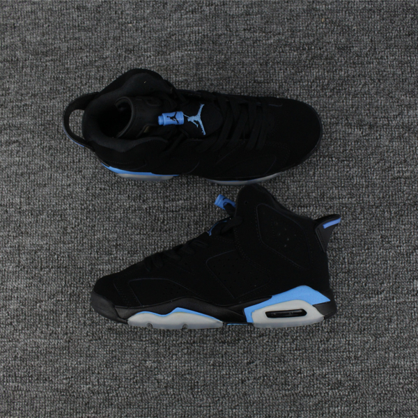 AJ6 Black North Carolina