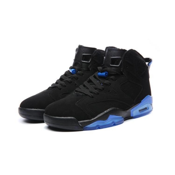 AJ6 black and blue