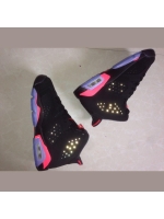 Jordan 6 black reflective leather