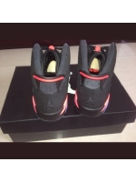 Jordan 6 black reflective leather