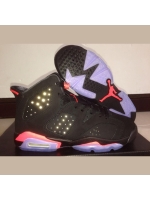 Jordan 6 black reflective leather