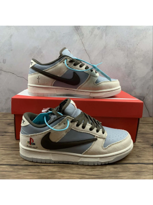 NK Dunk Grey & Brown-Grey