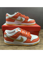 NK Dunk Orange & White-Gold