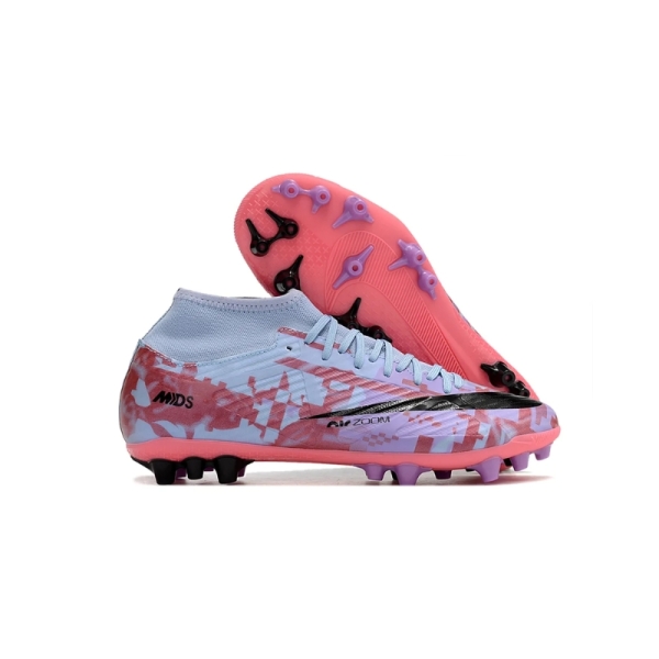 Nike Air Zoom Mercurial Superfly IX Academy AG azul, rosa, rojo y morado