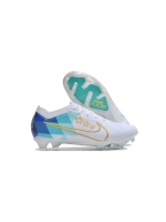 Nike Air Zoom Mercurial Vapor 15 Elite XXV FG blanco con detalles de colores variados