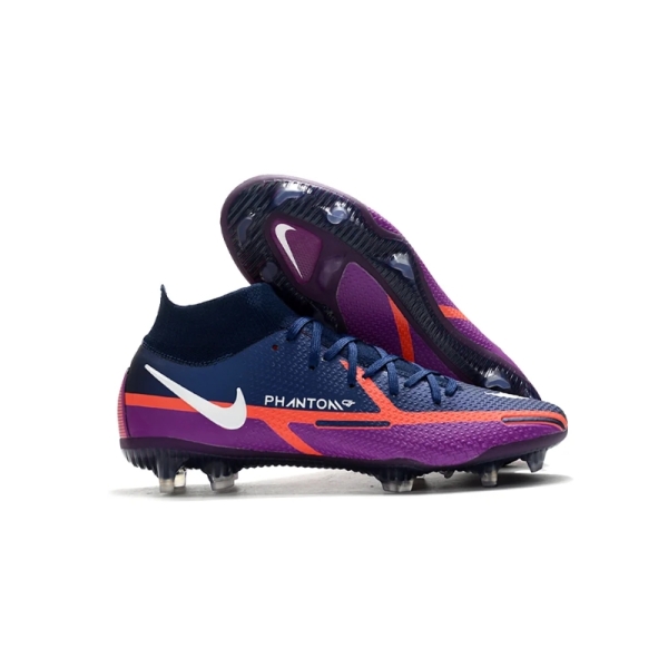 Nike Phantom GT2 Dynamic Fit Elite FG- Purpura y Azul