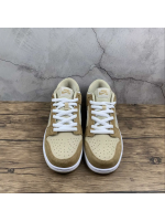 SB Dunk White and Medium Curry