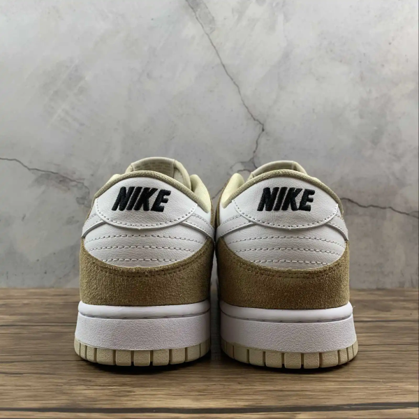 SB Dunk White and Medium Curry